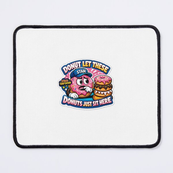 Item preview, Donut Let These Donuts Just Sit Here – Cute Pink Glazed Donut Stack Design designed and sold by SparkVault.