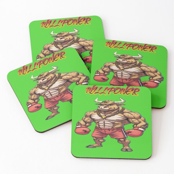 Item preview, Willpower – Bull Boxer Strength Design designed and sold by DesignbyDizdar.