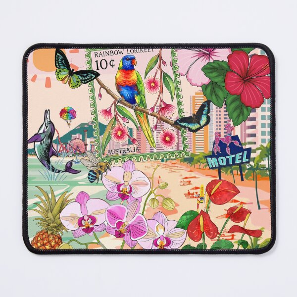 Item preview, Gold Coast - vintage souvenir teatowel inspired  designed and sold by Corinne Alexa Jackson.