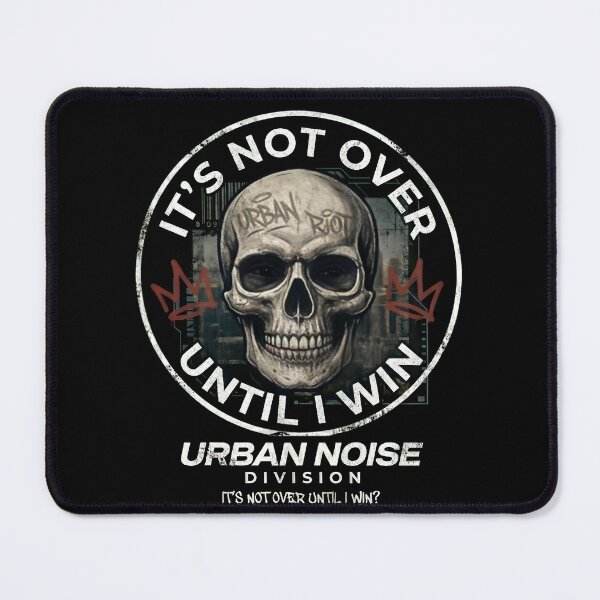 Item preview, It’s Not Over Till I Win Skull T-Shirt – Motivational Streetwear Graphic designed and sold by apex.vibe.