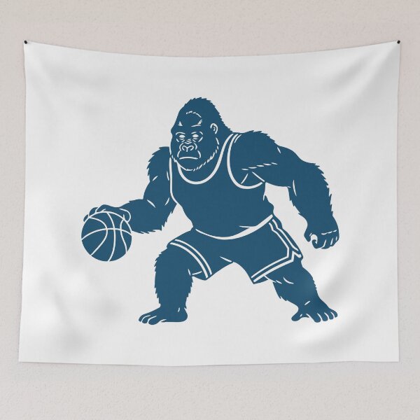 Item preview, The Streetballer : Indigo Gorilla - Bold Graphic  designed and sold by j-touch-bold.