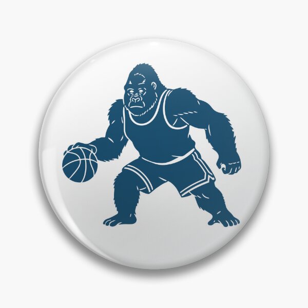 Item preview, The Streetballer : Minimalist Gorilla - Pocket Emblem  designed and sold by j-touch-bold.