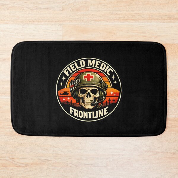 Item preview, Field Medic Frontline Skull EMT Military Paramedic Tactical Emergency Medical Design designed and sold by ClinicalHubs.