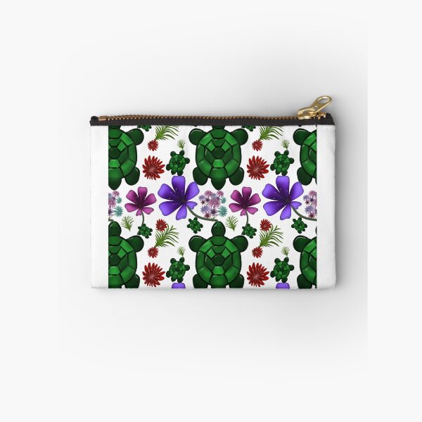 Item preview, Cute Turtle Floral Pattern Seamless Aesthetic Nature Tortoise Design with FlowersSeamless Ocean Animal Design designed and sold by HopeAndHustle.