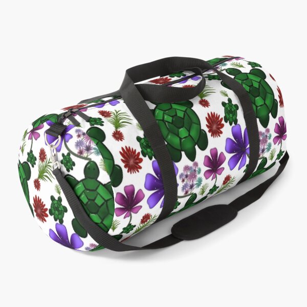 Item preview, Cute Turtle Floral Pattern Seamless Aesthetic Nature Tortoise Design with FlowersSeamless Ocean Animal Design designed and sold by HopeAndHustle.