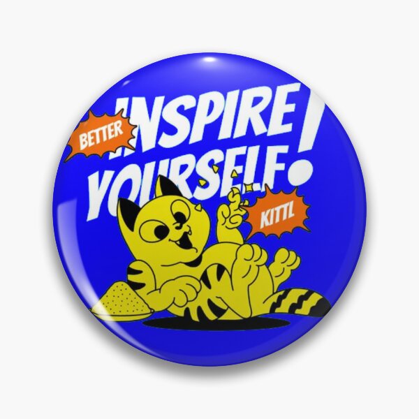Item preview, Better Inspire Yourself - Retro Comic Yellow Cat designed and sold by GenZFashion000.