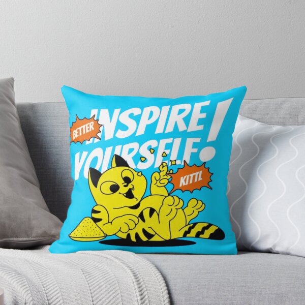 Item preview, Better Inspire Yourself - Retro Comic Yellow Cat designed and sold by GenZFashion000.