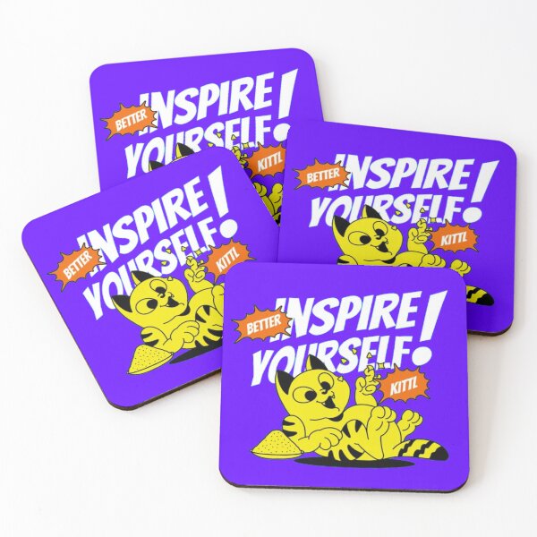Item preview, Better Inspire Yourself - Retro Comic Yellow Cat designed and sold by GenZFashion000.