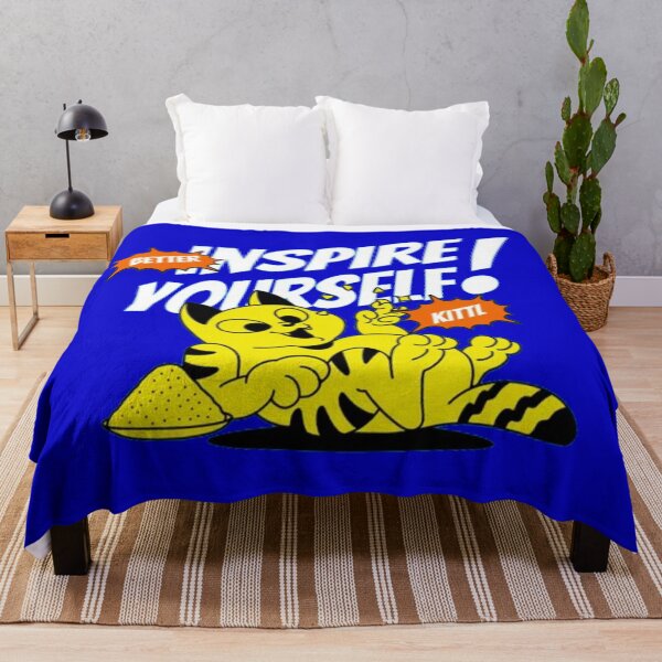 Item preview, Better Inspire Yourself - Retro Comic Yellow Cat designed and sold by GenZFashion000.