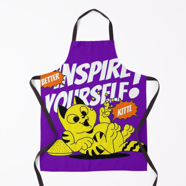 Item preview, Better Inspire Yourself - Retro Comic Yellow Cat designed and sold by GenZFashion000.