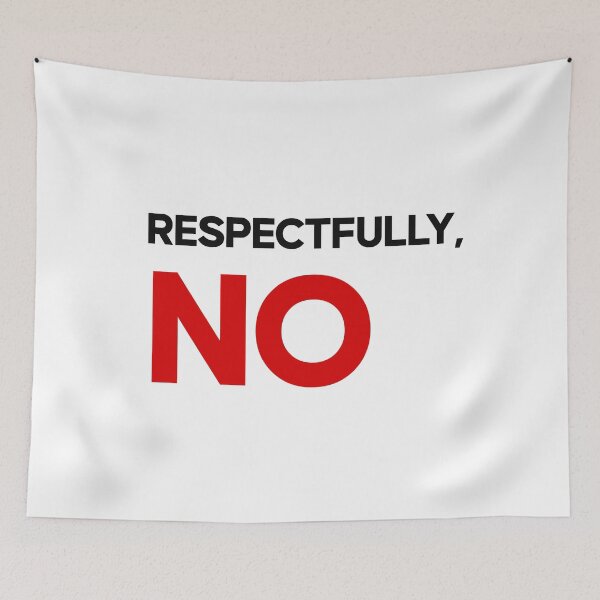 Item preview, Respectfully No Shirt | Funny Introvert Quote | Sarcastic Humor T-Shirt | Anti Social Meme | Bold Minimalist Design designed and sold by amareshdas008.