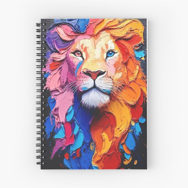 Item preview, Majestic King: Modern Palette Knife Lion designed and sold by Nitinpreeti.