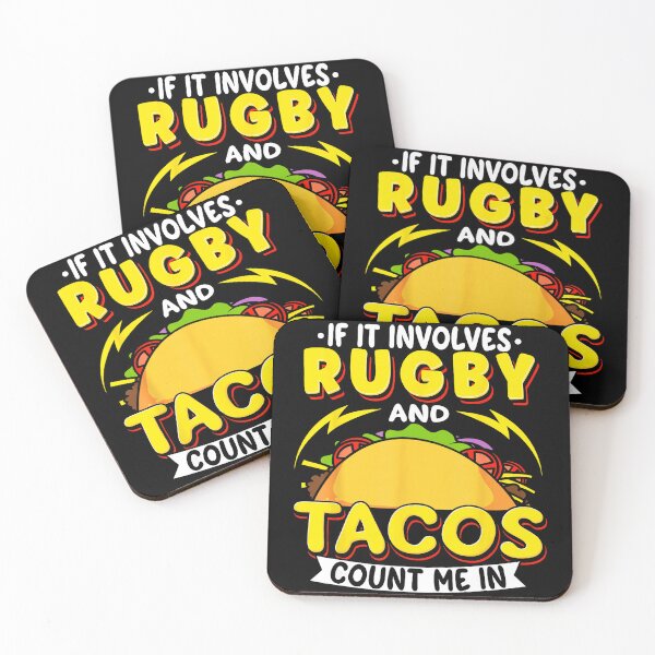 Item preview, If It Involves Rugby and Tacos Count Me In Funny Rugby Lover  designed and sold by GabrieSketcham.