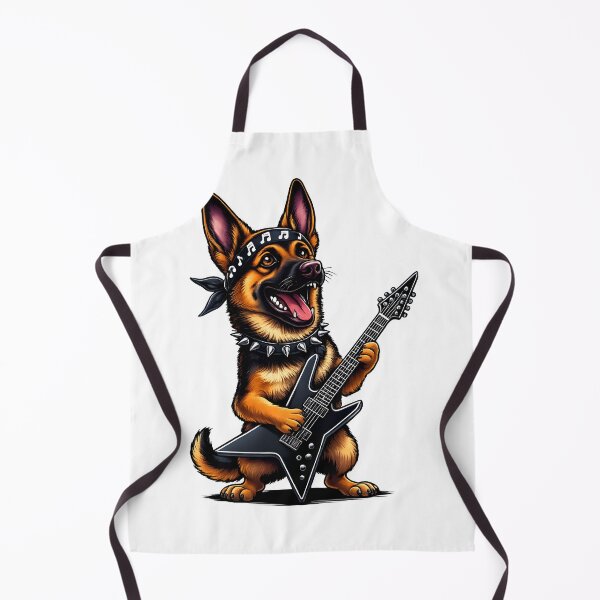 Item preview, German Shepherd Rock Star Lead Guitarist - T-shirt Gift for Dog Dad and Mom designed and sold by Dazzio Designs.