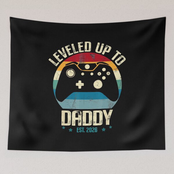 Item preview, Leveled Up to Daddy Est 2026 Gamer Dad Announcement designed and sold by FGTV2021.