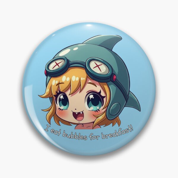 Item preview, Eat My Bubbles | Baby Shark Swimmer Girl Design designed and sold by Powered By Chlorine.