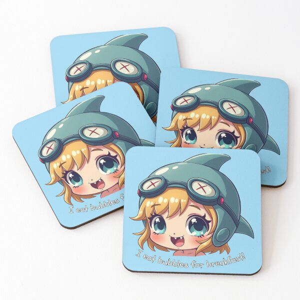 Item preview, Eat My Bubbles | Baby Shark Swimmer Girl Design designed and sold by Powered By Chlorine.