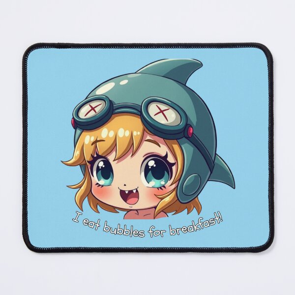 Item preview, Eat My Bubbles | Baby Shark Swimmer Girl Design designed and sold by Powered By Chlorine.