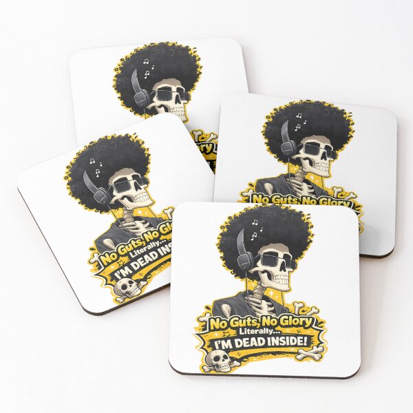 Item preview, Funny Skeleton No Guts No Glory Meme designed and sold by ZenvyraLab.