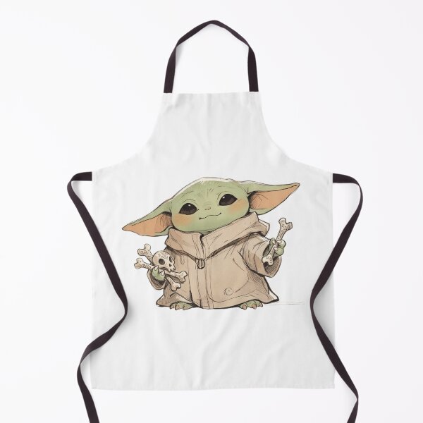 Item preview, BABY YODA WITH DECORATIVE BONES GOTHIC AESTHETIC designed and sold by LIS AND MELIVERSO.