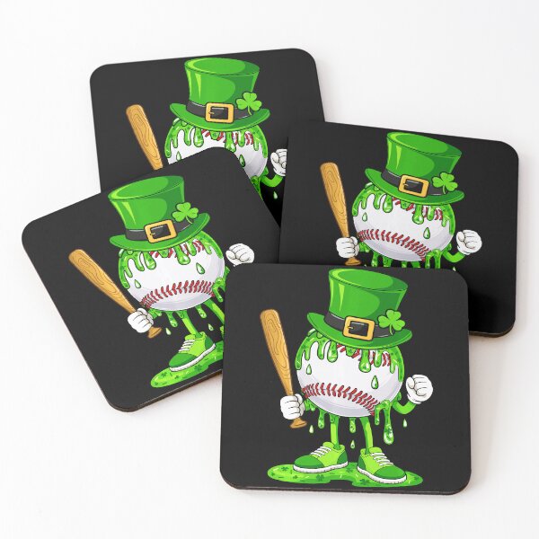 Item preview, Slime Baseball St Patrick’s Day Funny Sports Cartoon designed and sold by miaa-artistshop.