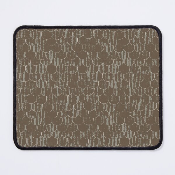 Item preview, Barn Tin Fish Scales Brown & Cream designed and sold by Digitalmyth's Designs.