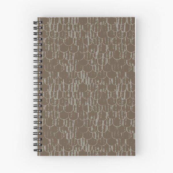 Item preview, Barn Tin Fish Scales Brown & Cream designed and sold by Digitalmyth's Designs.