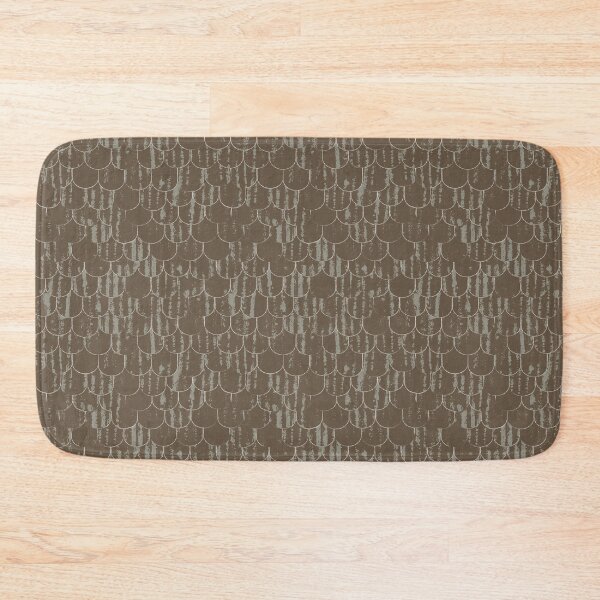 Item preview, Barn Tin Fish Scales Brown & Cream designed and sold by Digitalmyth's Designs.