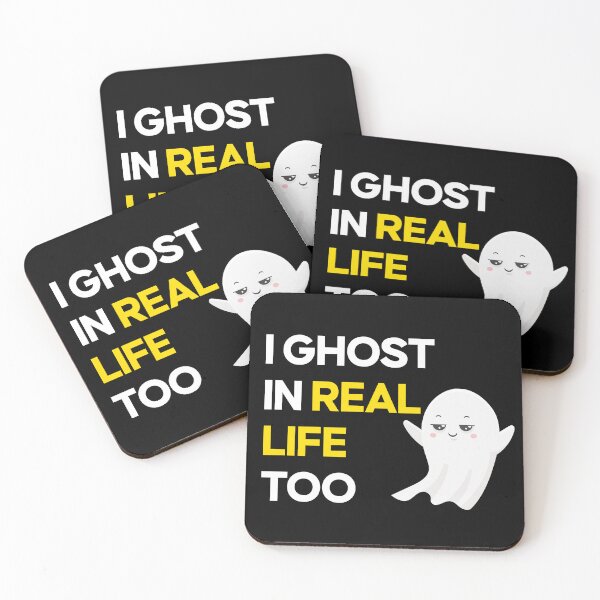 Item preview, I Ghost in Real Life Too Shirt | Introvert Humor T-Shirt | Funny Ghost Meme | Anti Social Quote | Halloween Humor designed and sold by amareshdas008.