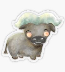 Wee Water Buffalo Transparent Sticker