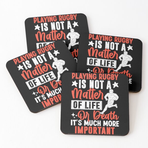 Item preview, Playing Rugby Is Not a Matter of Life or Death It’s More Important Funny designed and sold by GabrieSketcham.
