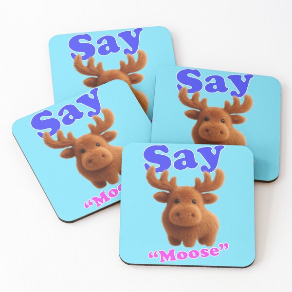 Item preview, Funny moose Say Moose pun designed and sold by Mauswohn.