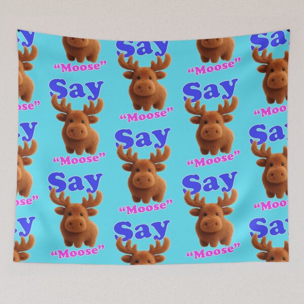 Item preview, Funny moose Say Moose pun designed and sold by Mauswohn.