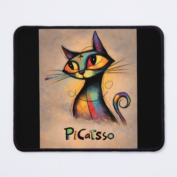 Item preview, PiCatsso Cubist Cat Art designed and sold by TheDuckprints.