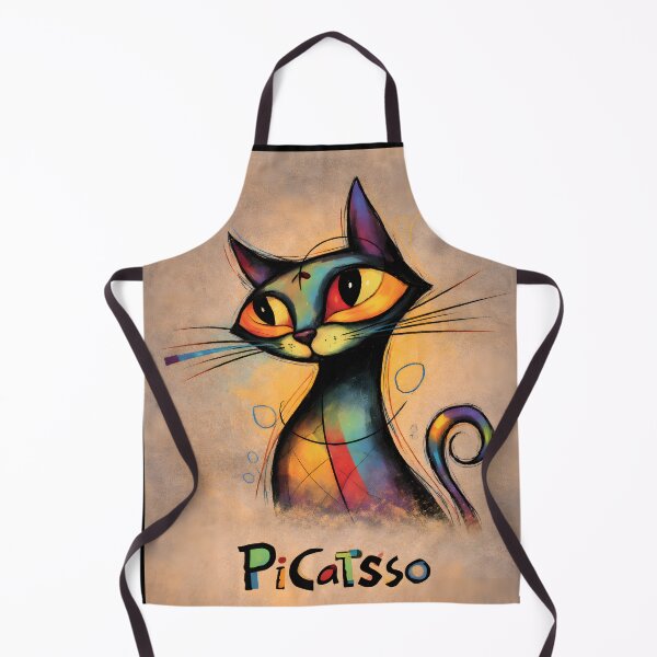 Item preview, PiCatsso Cubist Cat Art designed and sold by TheDuckprints.