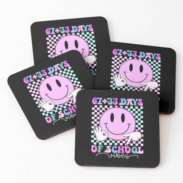Item preview, 100 Days of School Retro 67 33 Funny Kids Celebration designed and sold by gladysenglish.
