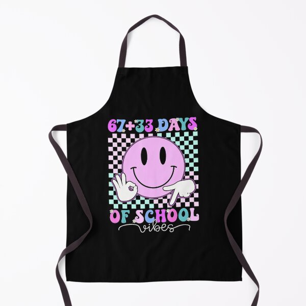 Item preview, 100 Days of School Retro 67 33 Funny Kids Celebration designed and sold by gladysenglish.