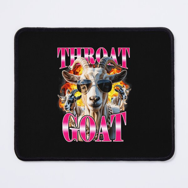 Item preview, Throat Goat Funny Meme Goat Y2K Style designed and sold by tadmercado.