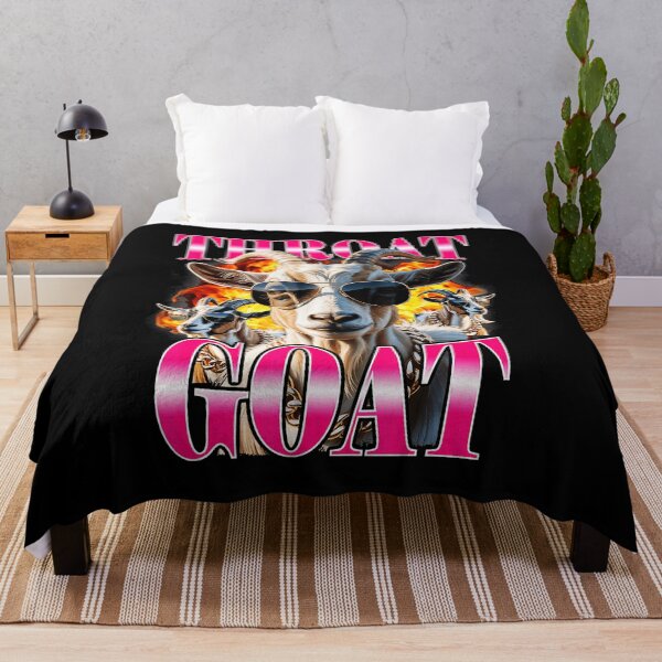 Item preview, Throat Goat Funny Meme Goat Y2K Style designed and sold by tadmercado.