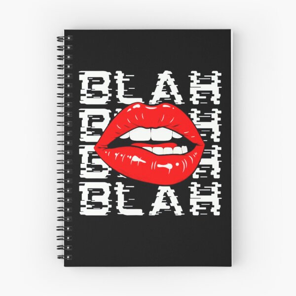Item preview, Blah Blah Blah red lips talking designed and sold by DarthVeeda.