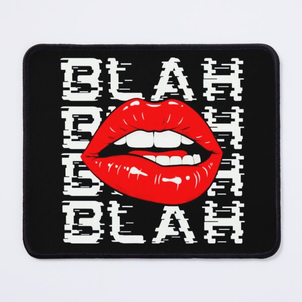 Item preview, Blah Blah Blah red lips talking designed and sold by DarthVeeda.