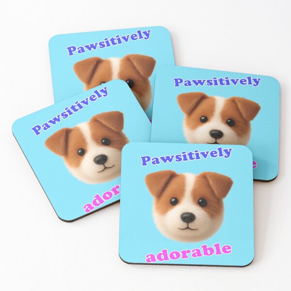 Artikelvorschau, Pawsitively Adorable Welpe Hundeblick Wortspiel entworfen und verkauft von Mauswohn.