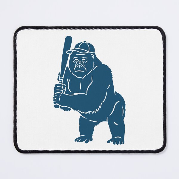 Item preview, The Heavy Hitter : Indigo Gorilla Baseball - Bold Graphic designed and sold by j-touch-bold.