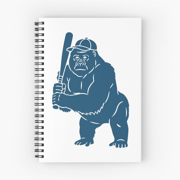 Item preview, The Heavy Hitter : Indigo Gorilla Baseball - Bold Graphic designed and sold by j-touch-bold.