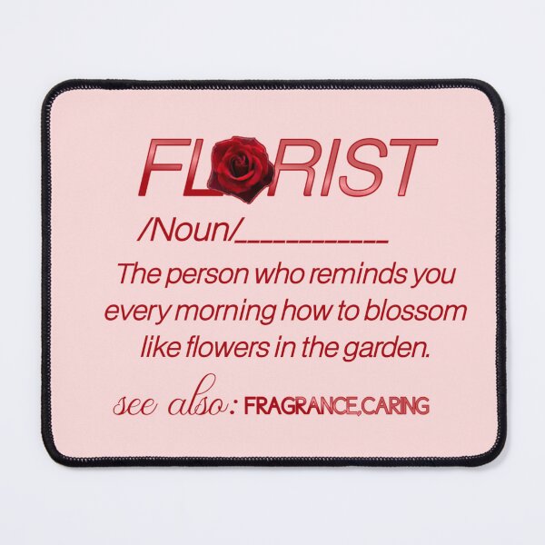 Item preview, Florist Definition Quote - Aesthetic Flower Lover Minimalist designed and sold by Abibless1998.