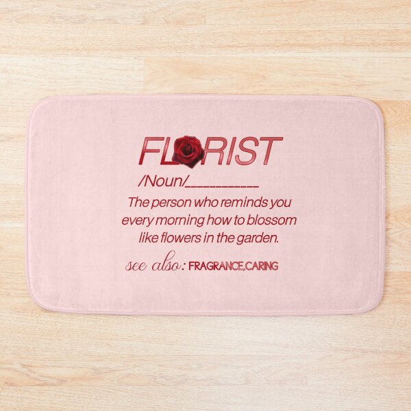 Item preview, Florist Definition Quote - Aesthetic Flower Lover Minimalist designed and sold by Abibless1998.