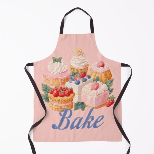 Item preview, Bake Illustration – Pastries with BAKE Lettering designed and sold by BobaBunny76.