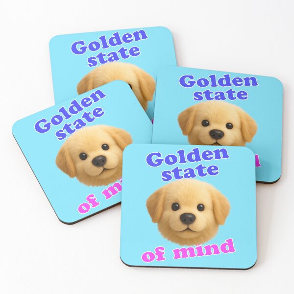 Item preview, Golden State of Mind Golden Retriever Puppy designed and sold by Mauswohn.