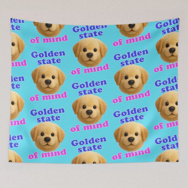 Item preview, Golden State of Mind Golden Retriever Puppy designed and sold by Mauswohn.