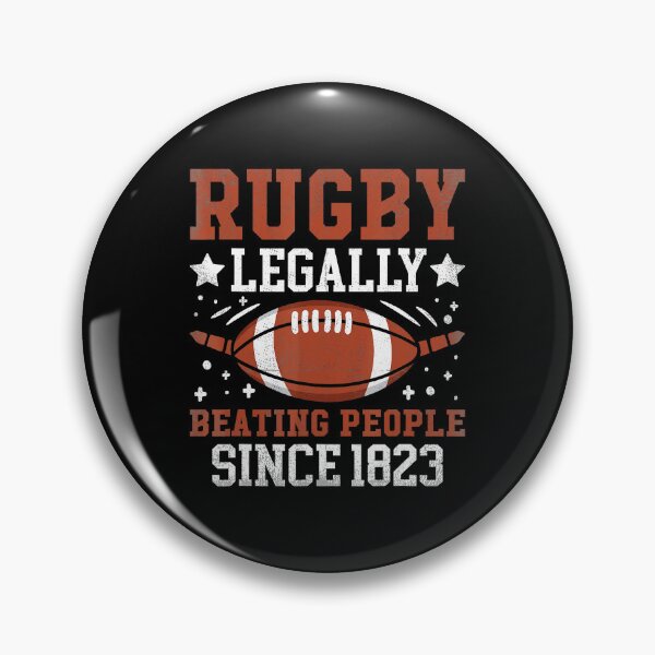 Item preview, Rugby Legally Beating People Since 1823 Funny  designed and sold by GabrieSketcham.